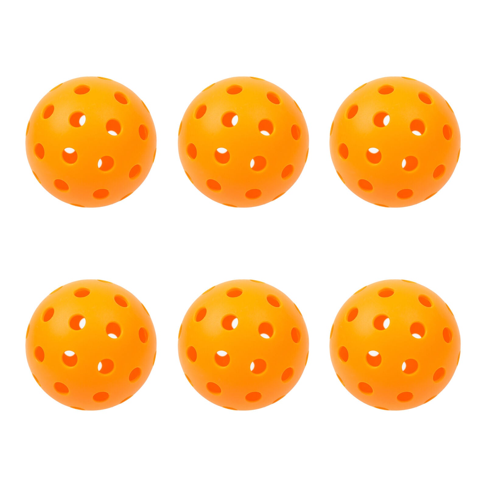 Precision 40-Hole Pickleball Balls – 6 Pack for Superior Control