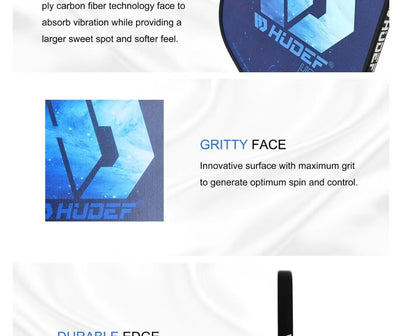 HUDEF HD4.1 Pickleball Paddle – Lightweight Speed & Precision